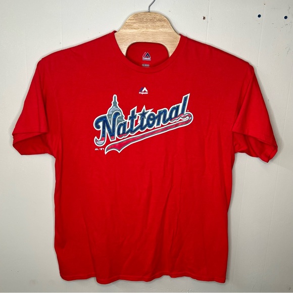 Majestic Milwaukee Brewers Josh Hader MLB All Star 2018 Tshirt Mens XL Red - Picture 1 of 5